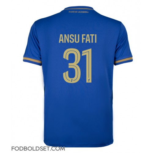 AS Monaco Ansu Fati #31 Udebanetrøje 2025-26 Kortærmet